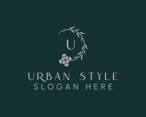 Floral Wreath Boutique  logo design