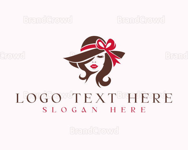 Lady Ribbon Hat Logo