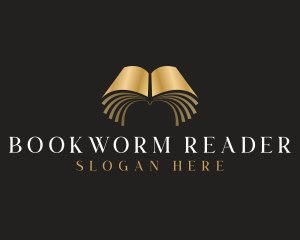 Reader - Book Learning Library logo design