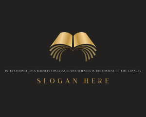 Printing - Book Learning Library logo design