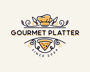 Gourmet Pizza Restaurant logo design