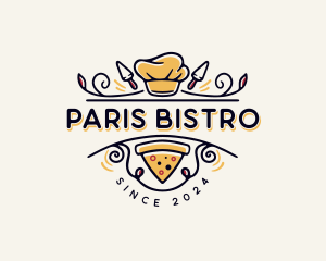 Gourmet Pizza Restaurant logo design