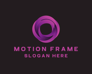 Modern Swirl Motion logo design