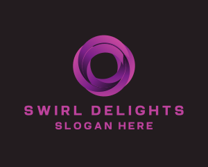 Modern Swirl Motion logo design