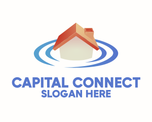 House Location Signal logo design