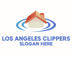 Drafting - House Location Signal logo design