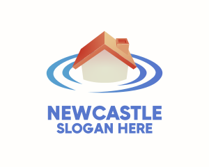 Engineer - House Location Signal logo design