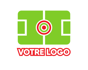 Soccer Field Target Logo