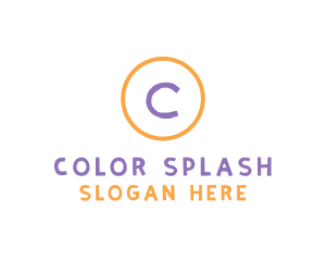 Color Crayon Art School logo design