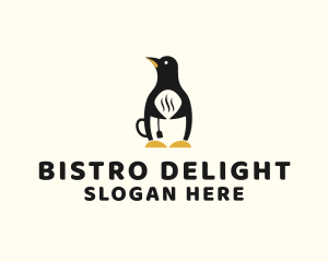 Brasserie - Penguin Hot Tea logo design