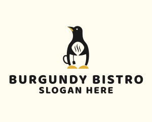 Penguin Hot Tea logo design