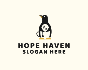 Coffee - Penguin Hot Tea logo design