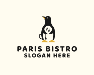 Penguin Hot Tea logo design