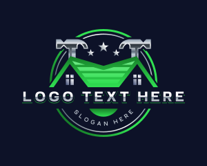 Industrial - Hammer Construction Build logo design