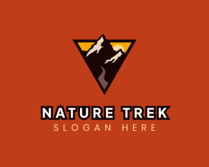Hike - Mountain Outdoor Adventure logo design