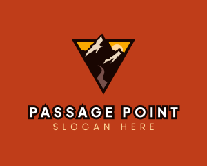 Passage - Mountain Outdoor Adventure logo design