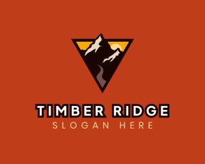 Mountain Outdoor Adventure logo design