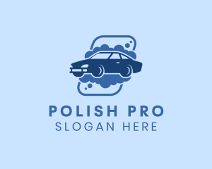 Polish - Car Bubble Wash logo design