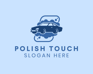Polish - Car Bubble Wash logo design