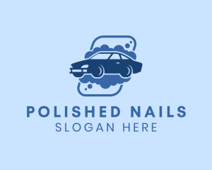 Car Bubble Wash logo design