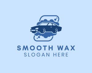 Car Bubble Wash logo design