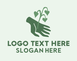 Hand Plant Gardening  Logo