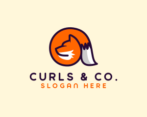 Wild Fox Curled logo design