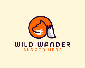 Wild Fox Curled logo design