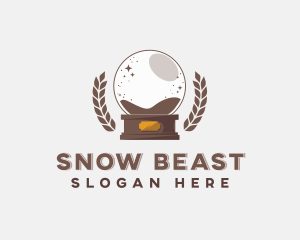 Snow Globe Decoration logo design