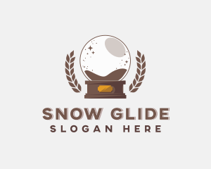 Snow Globe Decoration logo design