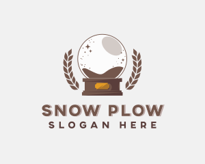 Snow Globe Decoration logo design