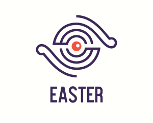 Monoline Spiral Eye Monitoring Logo