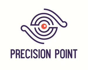 Accuracy - Monoline Spiral Eye Monitoring logo design