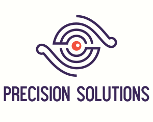 Accuracy - Monoline Spiral Eye Monitoring logo design