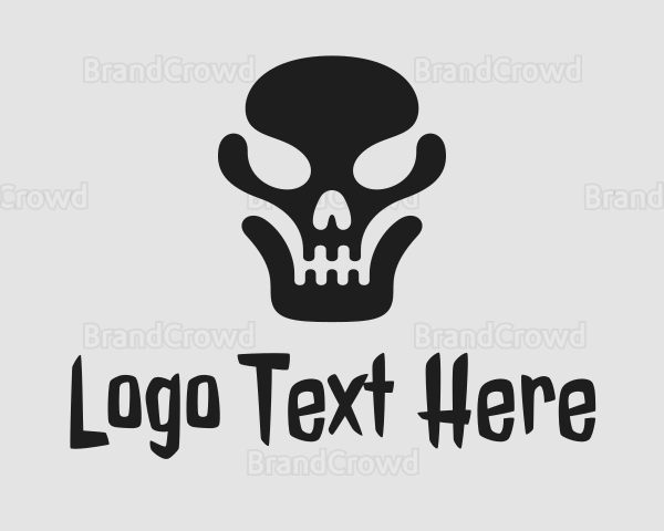 Horror Dead Skull Logo