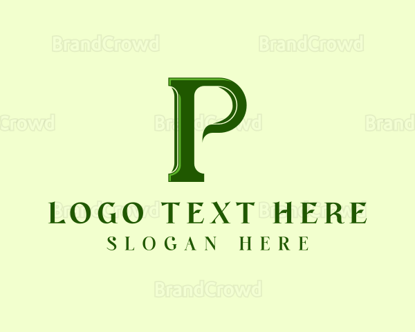 Elegant Professional Letter P Logo