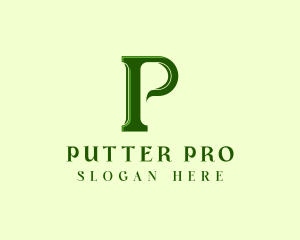 Elegant Professional Letter P logo design