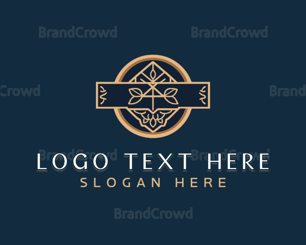 Floral Ornamental Boutique Logo