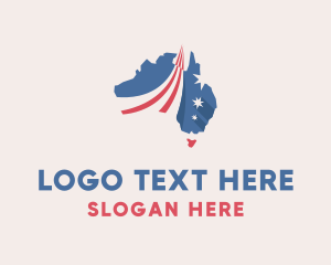 Local - Australia Map Tourism logo design