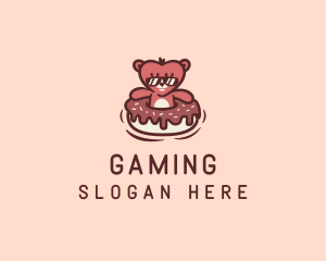 Home Made - Bear Donut Snack logo design