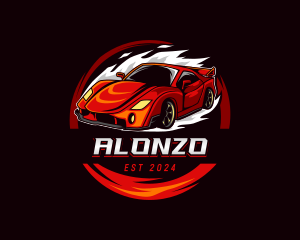 Car Racing Automotive  logo design