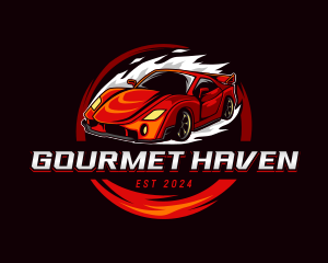 Car Racing Automotive  logo design