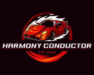 Car Racing Automotive  logo design