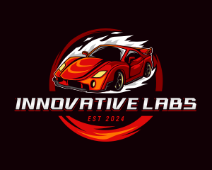 Car Racing Automotive  logo design