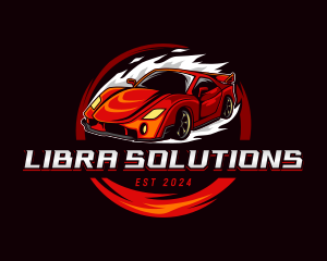 Car Racing Automotive  logo design