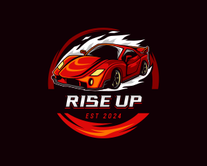 Car Racing Automotive  logo design