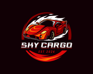 Car Racing Automotive  logo design