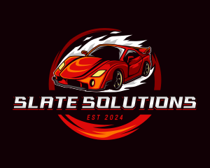 Car Racing Automotive  logo design