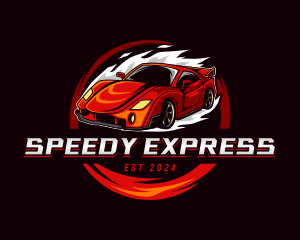 Car Racing Automotive  logo design