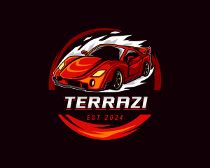 Car Racing Automotive  logo design